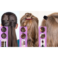 Secure Hold Bobby Pins, Set of No Slip Hairpins Brown 60 Count 1.5mm