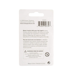 Snazzy Crystal Clear Ouchless Mini Polyband Rubber, No Metal Elastics Bands, 75 count